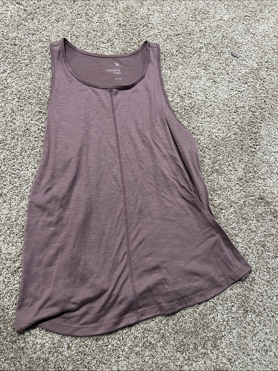 SO Tops - SO Lightweight Sleeveless Tank in Dusty Mauve